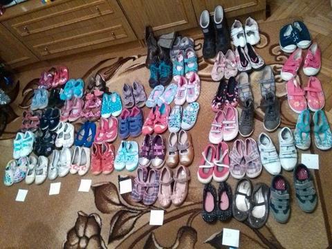 Wielki zestaw 54 pary butów dla dziewczynki-zamienię