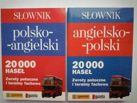 Małe słowniki polsko-angielski, aggielsko-polski