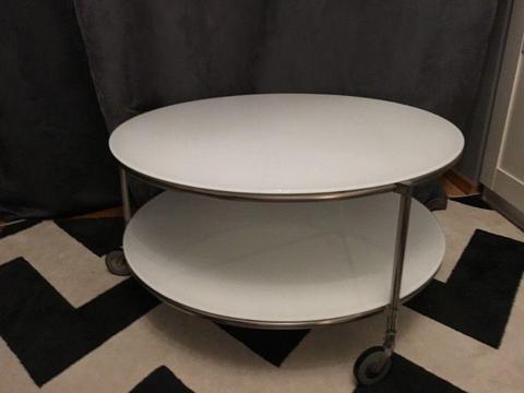 STRIND stolik - biały - 75 cm (IKEA)