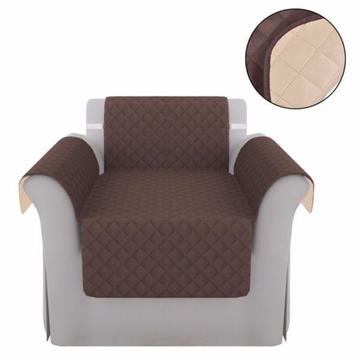 vidaXL pokrowiec ochronny na fotel, brązowo-beżowy(131046)
