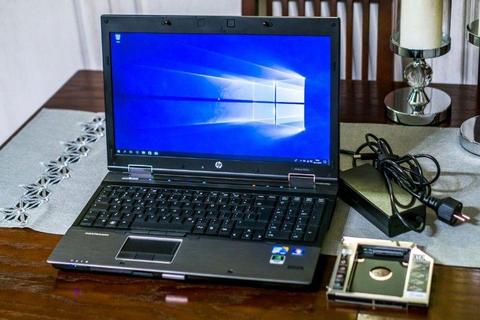 Laptop HP Elitebook 8540w i7 16GB SSD 250G WIN10 PRO DVD + kieszeń HDD
