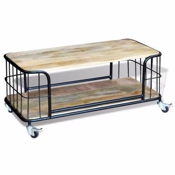 vidaXL Stolik z drewna mango 100x50x35 cm(243302)