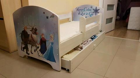 Łóżko łóżeczko dziecięce Disney Kraina Lodu Frozen 140x70