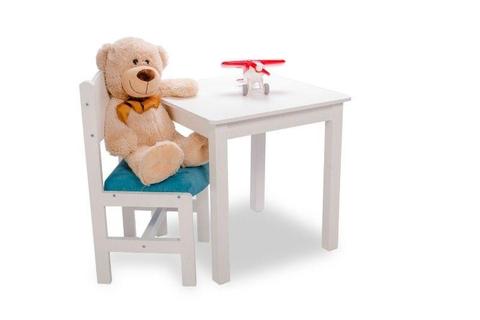 Zestaw mebli dziecięcych - stolik + krzesełko z miękkim siedziskiem
