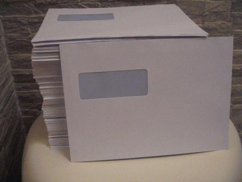 Koperta / koperty C5 z okienkiem lewym 0,40 gr za sztukę