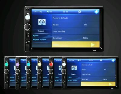 Radio 2DIN Nowe z kamerą cofania USB 7 cali ekran