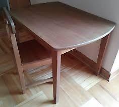 Stolik i krzesełko dziecię IKEA drewniane