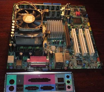 płyta główna ACER socket 478 + procesor Pentium 4 2,8 + RAM