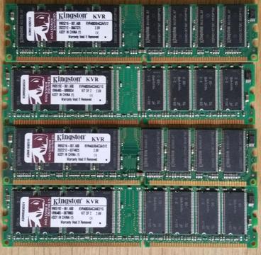 Pamięć RAM Kingston DDR 2GB 4x512MB Dual KVR400X64C3AK2/1G i /512