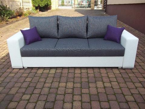 Kanapa/sofa/sprężyny bonell/pikowane siedzisko/150 cm szeroka powierzchnia spania