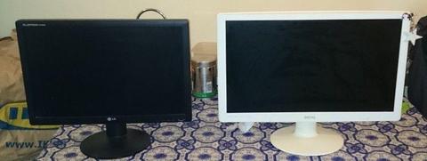 2 monitory - LG W1934S + BenQ RL 2240H