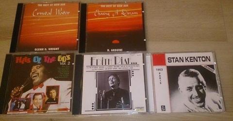 5 płyt CD, Stan Kenton, Glenn D. Wright, R. Arduini, Edith Piaf i in