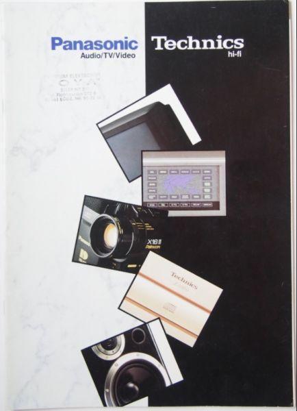 Katalog produktów Panasonic Technics Hi-Fi