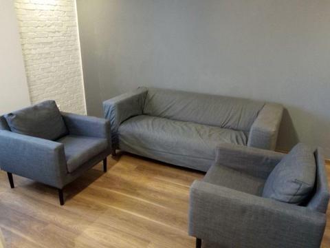 Wyprzedaż mebli z nowo kupionego urządzonego mieszkania w stylu Skandynawskim - SOFA + 2 Fotele
