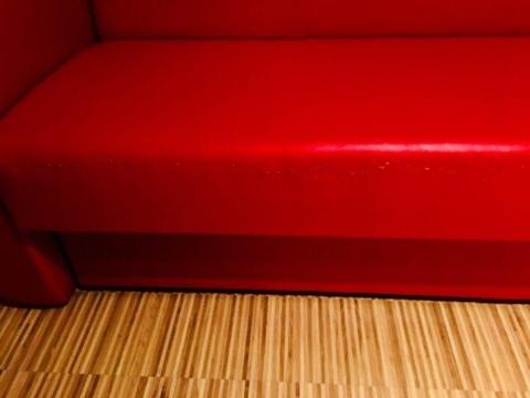 Piękna czerwona sofa w okazyjnej cenie !!!
