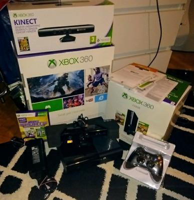 Xbox 360 E 250GB+ Kinect+ gra