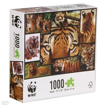 Puzzle 1000 Tygrysy