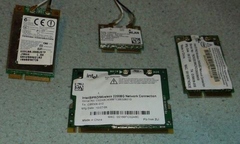 Karta WiFi do laptopa, karty mini PCI-expres, lub mini PCI