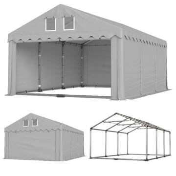 Namiot GRAND 4x6m magazynowy handlowy wiata garaż WZMOCNIONY PVC 550g/m2