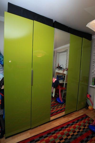 Duża szafa pięciodrzwiowa IKEA