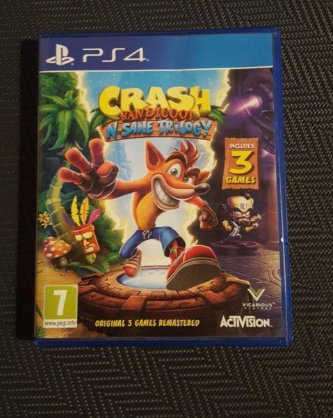 Crash Bandicoot N. Sane Trilogy. PS4. 3 games