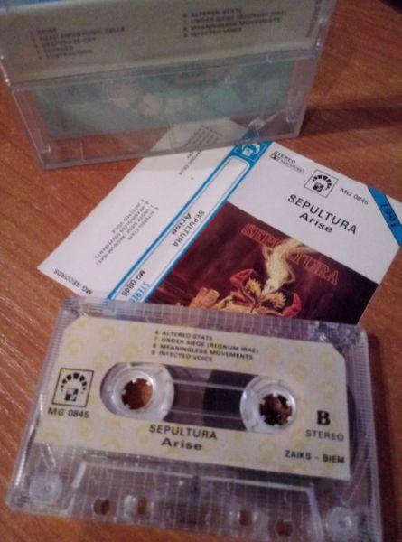 Sepultura ‎- Arise , kaseta magnetofonowa 1991 rok