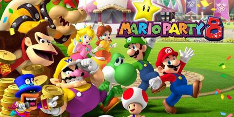 Konsola Nintendo Wii + Mario Party 8