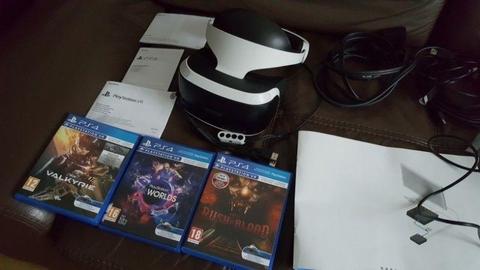 Zestaw Sony PlayStation VR okulary + 3 gry!!