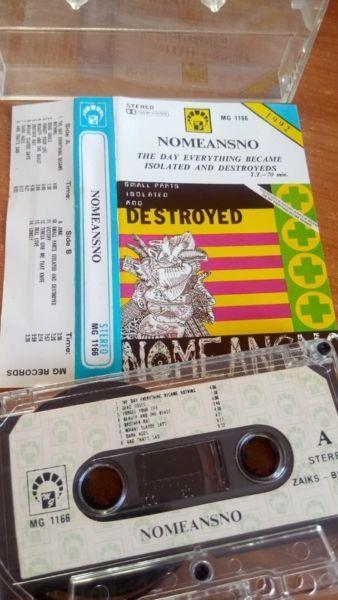 Nomeansno ‎- The Day Everything ... KASETA , Hardcore 1992