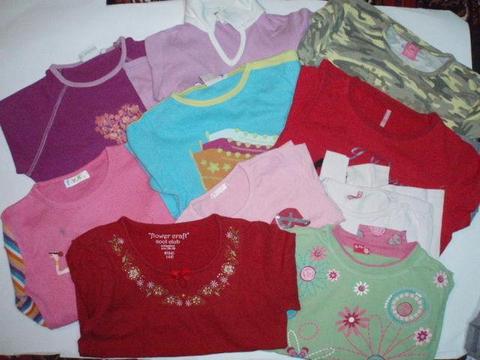 Dużo bluzeczek dziewczęcych