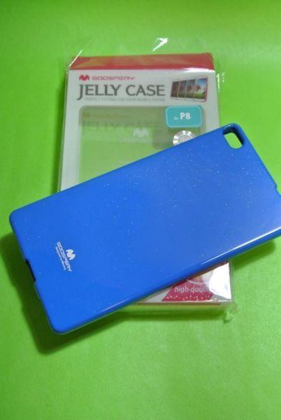 Etui Futerał Mercury Jelly Case Huawei P8 Blue
