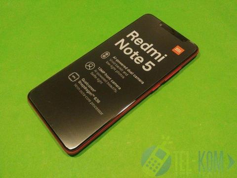 Nowy XIAOMI Redmi Note 5 Red Dual Sim 4GB RAM 64GB ROM TEL-KOM 0ATK5