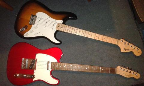 Fender Squier Stratocaster i Telecaster - gitary elektryczne
