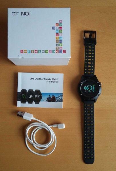 Sportowy smartwatch smartband z GPS F5