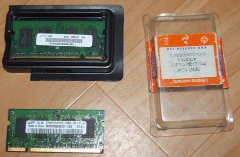 Pamięć RAM SODIMM do laptopa DDR 512MB 2Rx16 PC2-5300S DDR II