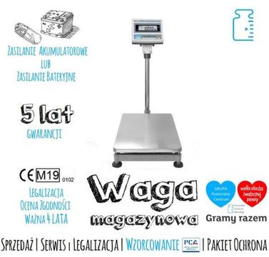 Waga magazynowa | NOWA | LEGALIZACJA | AKUMULATOR | Gw. 5 LAT