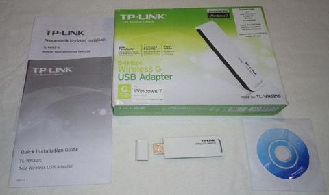 Karta sieciowa TP-Link USB ADAPTER Model TL-WN321G