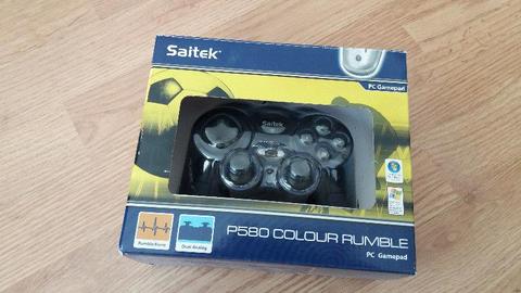 Saitek P580 Colour Rumble PC Gamepad