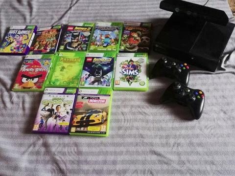 Xbox 360+Kinect +11gier