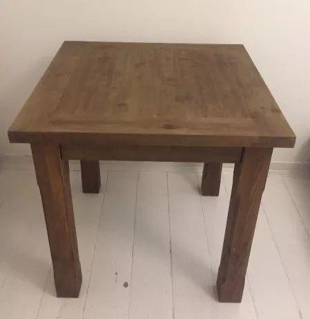 Stół - kwadratowy, lite drewno