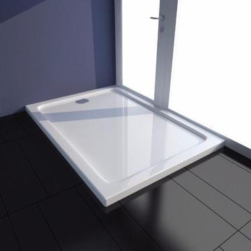 Brodzik prysznicowy prostokątny ABS biały 70 x 100 cm(141447)