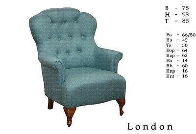 Obnizka cen sprzedam fotel stylowy LONDON od producenta