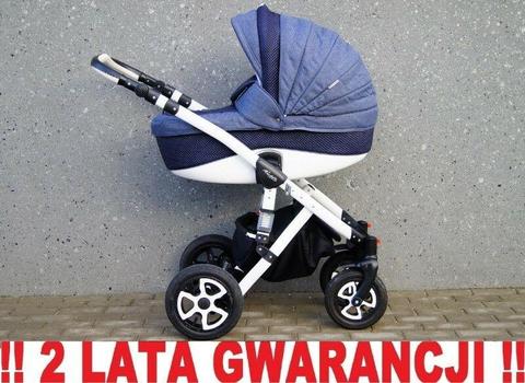 Wózek ADAMEX BARLETTA kolor jeansowy 2w1 ! ! WYSYŁKA !!