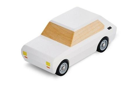 Zabawkowy Maluch z drewna Fiat 126p drewniany - Mały-F od Bumbaki