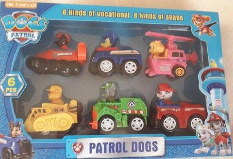 Psi Patrol 6 pojazdów z figurkami