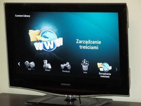 TV SAMSUNG LCD 32' FullHD 100Hz DVBT MPEG4 2USB 4HDMI Internet Jak Nowy