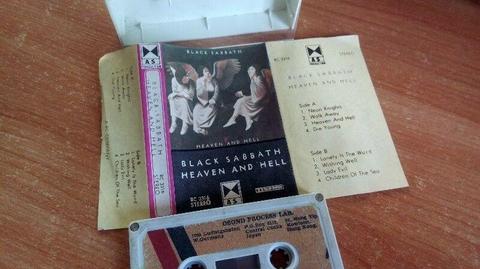 Black Sabbath ‎- Heaven And Hell , kaseta