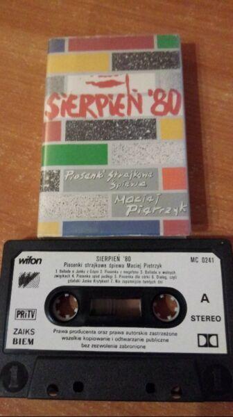 Maciej Pietrzyk ‎- Sierpień 80 UNIKAT kaseta SUPER STAN 1989