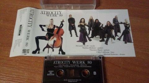 Atrocity ‎- Werk 80 , KASETA oryginał 1997 SUPER STAN , goth rock