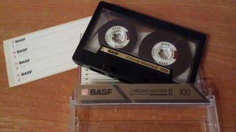 BASF 100 - chrome maxima II - kaseta vintage 1986 używana